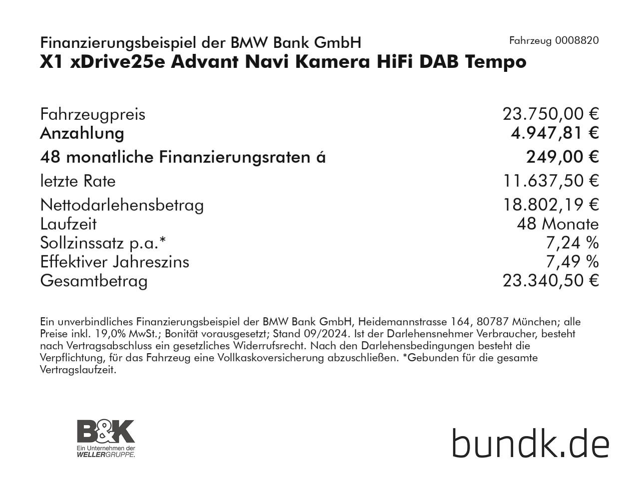 Bild 2 | BMW X1 xDrive25e Advant Navi Kamera HiFi DAB Tempo PDC