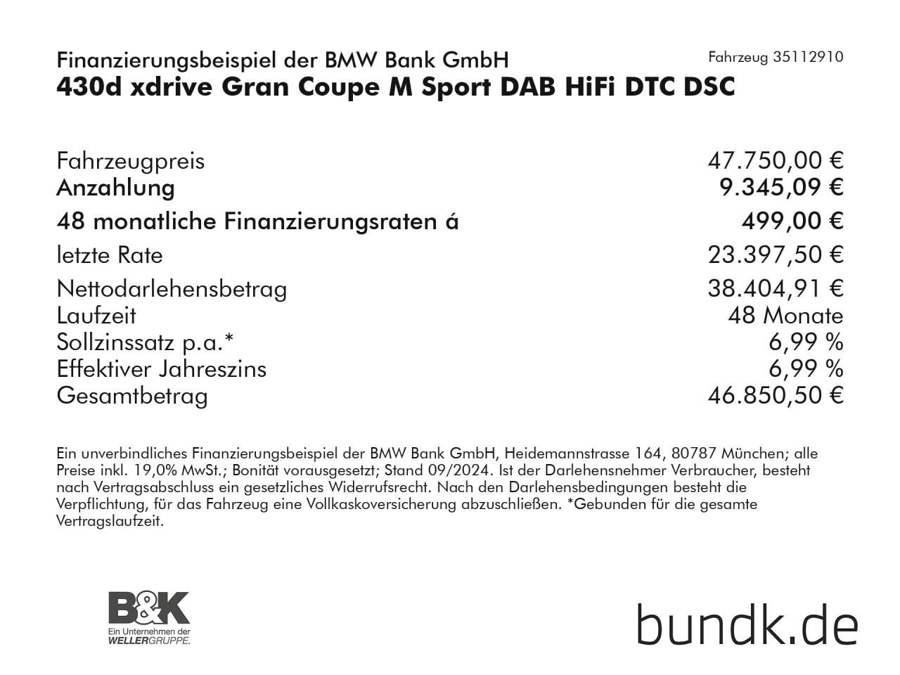 Bild 2 | BMW 430d xdrive Gran Coupe M Sport DAB HiFi DTC DSC