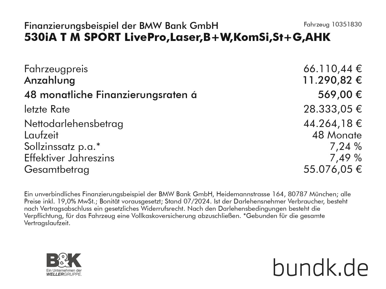 Bild 2 | BMW 530iA T M SPORT LivePro, Laser, B+W, KomSi, St+G, AHK