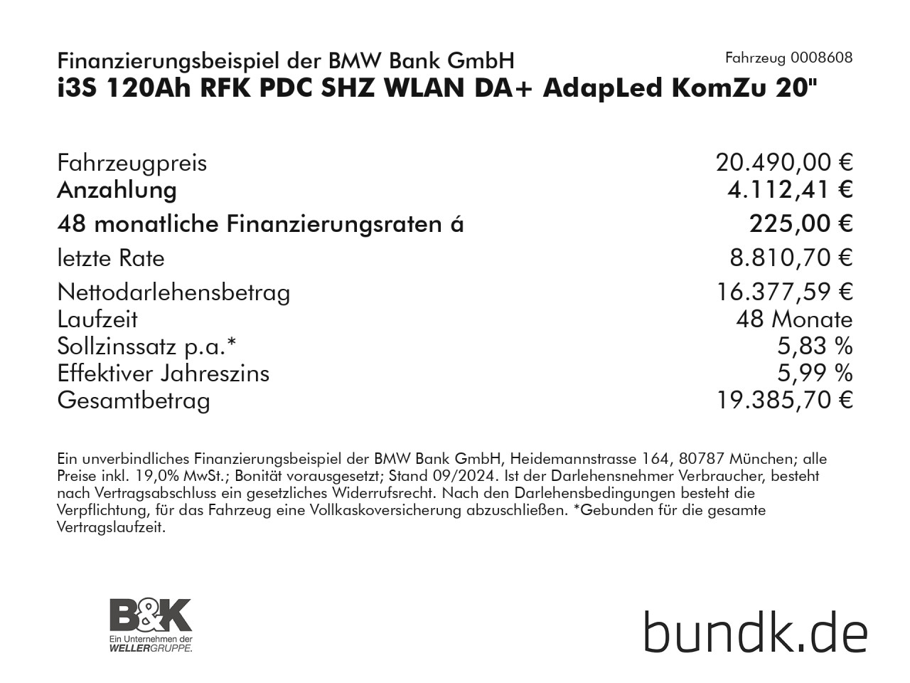 Bild 2 | BMW i3S 120Ah RFK PDC SHZ WLAN DA+ AdapLed KomZu 20