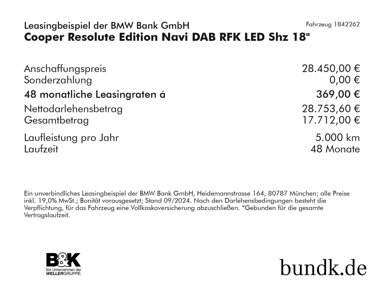 Bild 2 | MINI Cooper Resolute Edition Navi DAB RFK LED Shz 18