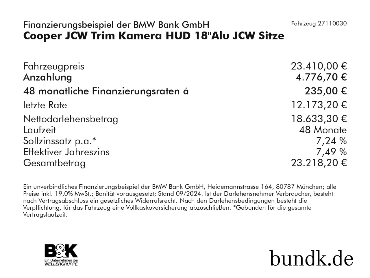 Bild 2 | MINI Cooper JCW Trim Kamera HUD 18