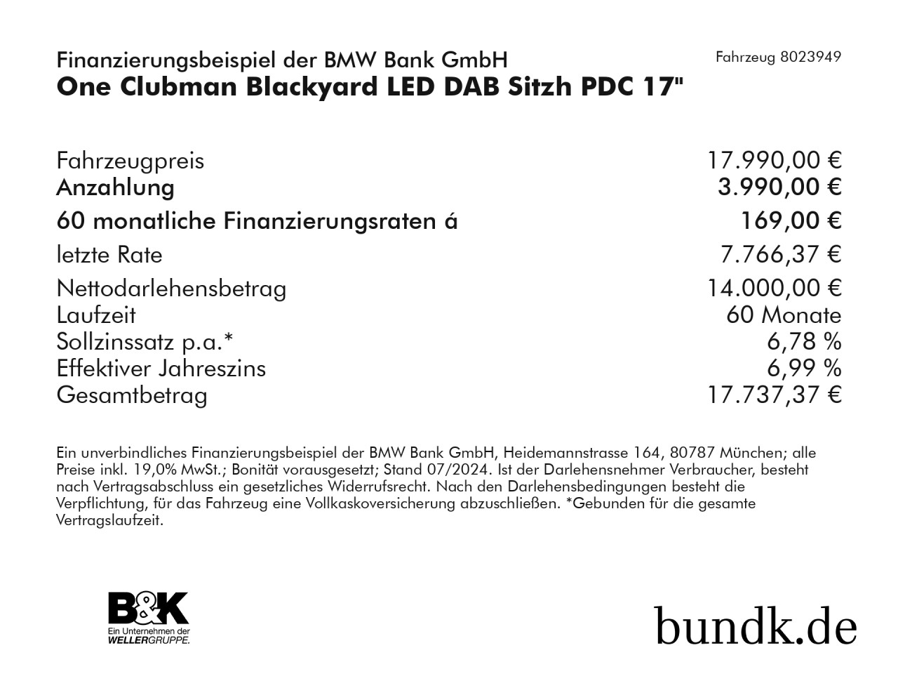 Bild 2 | MINI One Clubman Blackyard LED DAB Sitzh PDC 17