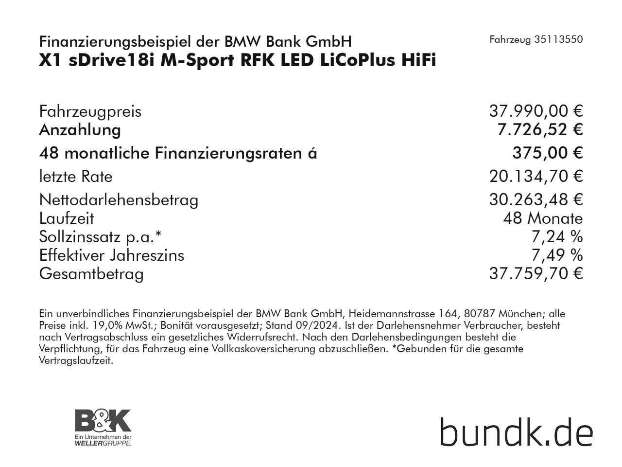 Bild 2 | BMW X1 sDrive18i M-Sport RFK LED LiCoPlus HiFi Navi