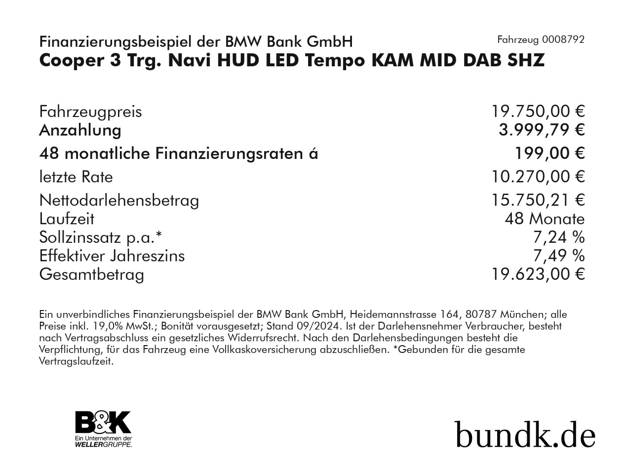 Bild 2 | MINI Cooper 3 Trg. Navi HUD LED Tempo KAM MID DAB SHZ