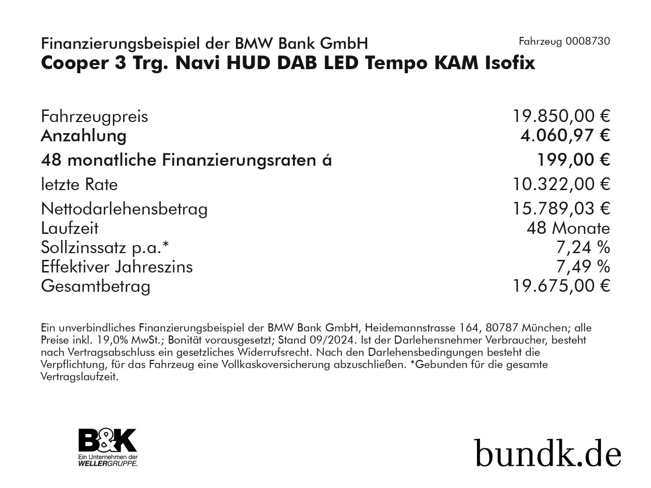 Bild 2 | MINI Cooper 3 Trg. Navi HUD DAB LED Tempo KAM Isofix