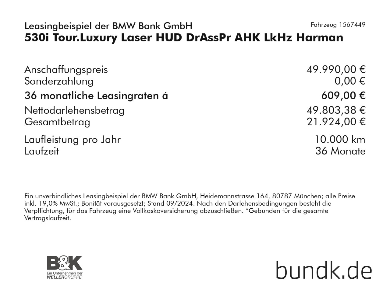 Bild 2 | BMW 530i Tour.Luxury Laser HUD DrAssPr AHK LkHz Harman